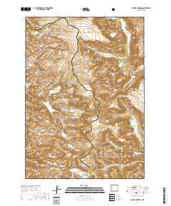Downs Mountain 2017 topographic map thumbnail