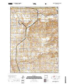 Dugout Creek North 2018 topographic map thumbnail