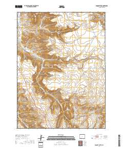 Earnest Butte 2017 topographic map thumbnail