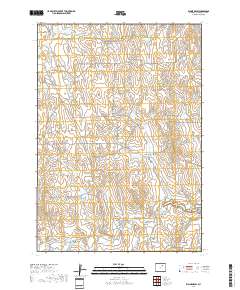 Elaine Draw 2017 topographic map thumbnail