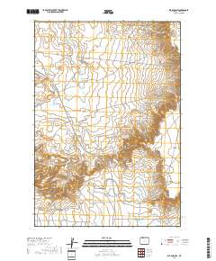 Elk Basin SW 2017 topographic map thumbnail