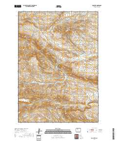 Elk Butte 2017 topographic map thumbnail