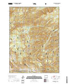 Fletcher Peak 2017 topographic map thumbnail