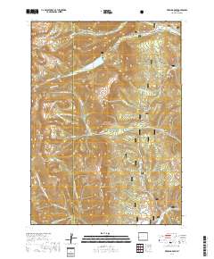 Wyoming Peak 2017 topographic map thumbnail