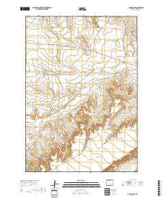 Y U Bench NW 2017 topographic map thumbnail