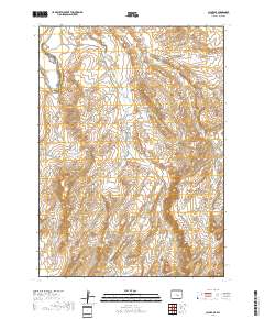 Alcova SE 2017 topographic map thumbnail