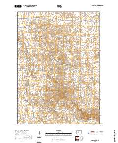 Alkali Butte 2017 topographic map thumbnail