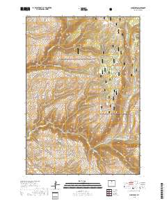 Allen Draw 2018 topographic map thumbnail