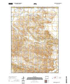 Antelope Gulch 2017 topographic map thumbnail