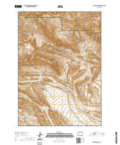 Antelope Ridge 2017 topographic map thumbnail