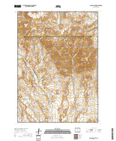 Arapahoe Butte 2017 topographic map thumbnail