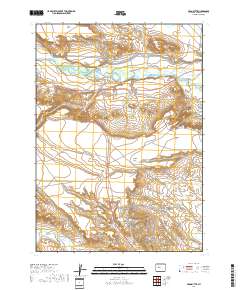 Argo Butte 2017 topographic map thumbnail
