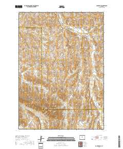 Bader Draw 2017 topographic map thumbnail