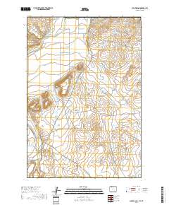 Badger Basin 2017 topographic map thumbnail