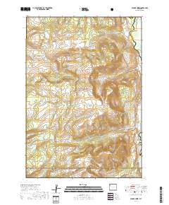 Badger Creek 2017 topographic map thumbnail