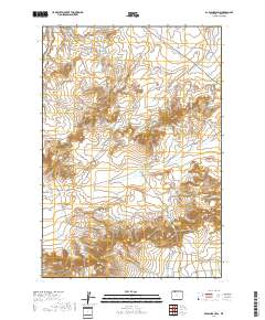 Badlands Hills 2017 topographic map thumbnail