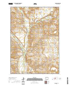 Bain Draw 2017 topographic map thumbnail