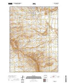 Bairoil 2017 topographic map thumbnail