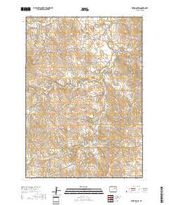 Baker Spring 2017 topographic map thumbnail