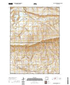 Bates Creek Reservoir 2018 topographic map thumbnail