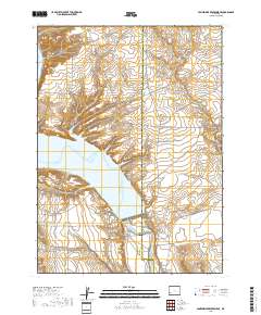 Fontenelle Reservoir SE 2018 topographic map thumbnail