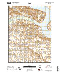 Fontenelle Reservoir SW 2017 topographic map thumbnail
