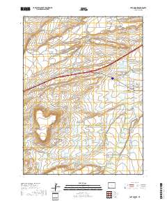 Fort Bridger 2017 topographic map thumbnail