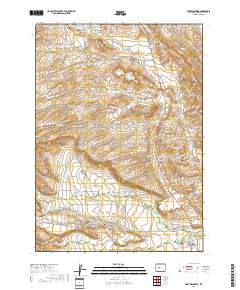 Fort Washakie 2017 topographic map thumbnail
