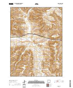 Fossil 2017 topographic map thumbnail