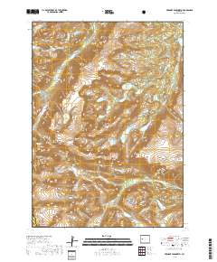 Fremont Peak North 2018 topographic map thumbnail