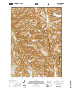 Gannett Peak 2017 topographic map thumbnail