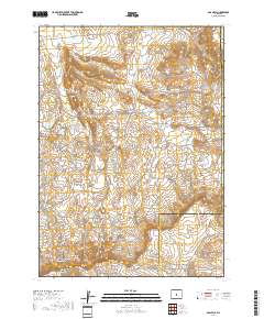 Gas Hills 2017 topographic map thumbnail