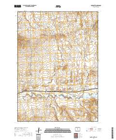 Gates Butte 2017 topographic map thumbnail
