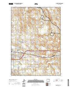 Gillette East 2017 topographic map thumbnail