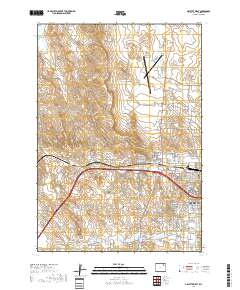 Gillette West 2017 topographic map thumbnail