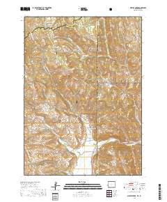 Giraffe Creek 2018 topographic map thumbnail