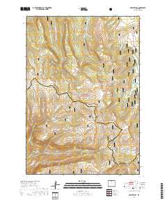 Granite Pass 2017 topographic map thumbnail