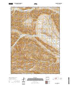 Grass Creek 2017 topographic map thumbnail