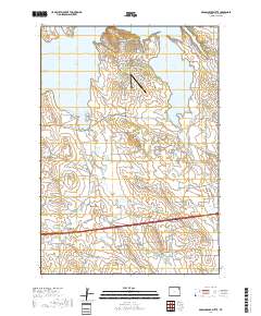 Grasshopper Butte 2017 topographic map thumbnail