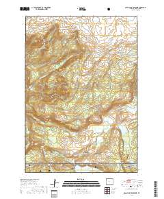 Grassy Lake Reservoir 2017 topographic map thumbnail