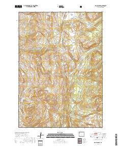 Gravel Peak 2017 topographic map thumbnail