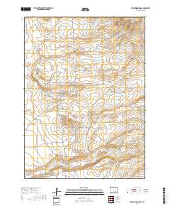 Greasewood Knoll 2017 topographic map thumbnail