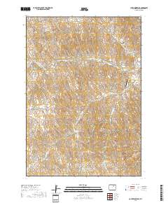 Coyer Reservoir 2017 topographic map thumbnail