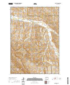 Coyote Hill 2017 topographic map thumbnail
