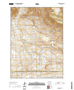 Crooks Peak 2017 topographic map thumbnail