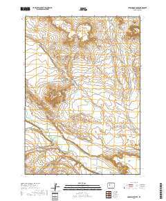 Crowheart Butte 2017 topographic map thumbnail
