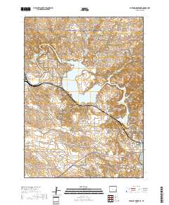 Guernsey Reservoir 2018 topographic map thumbnail