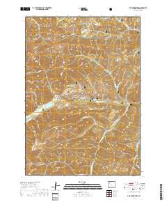 Dick Creek Lakes 2017 topographic map thumbnail