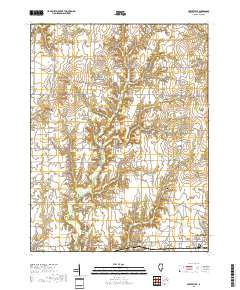 Porterville 2018 topographic map thumbnail