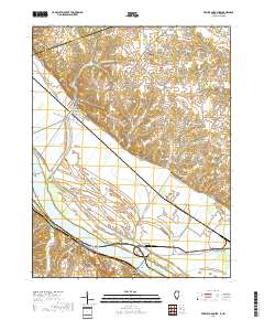 Prairie du Rocher 2018 topographic map thumbnail